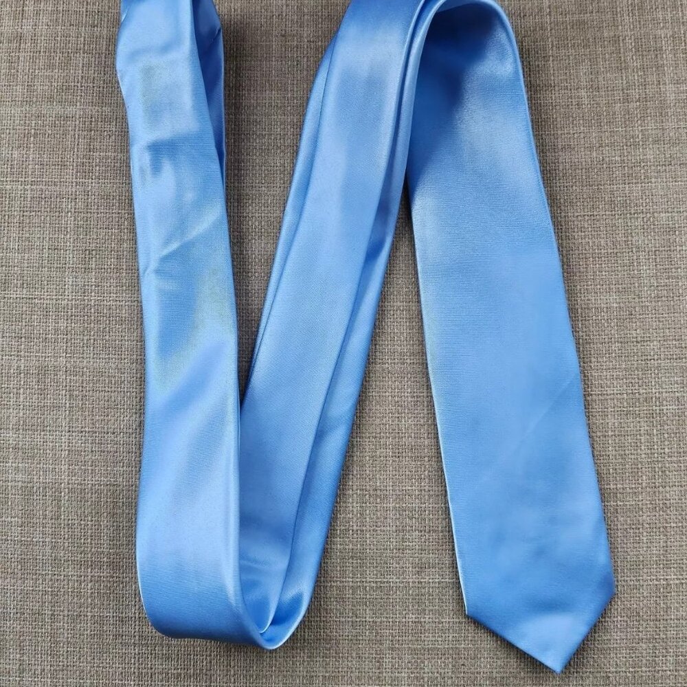 Men Tie Light Blue Necktie Men Dress Shirt Tie Slim Fit Skinny Tie new